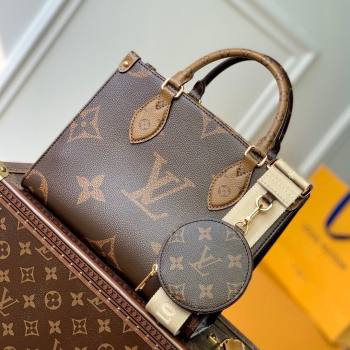 Louis Vuitton OnTheGo PM Tote Bag in Monogram Reverse Canvas M46373 2025 (K-25102501)
