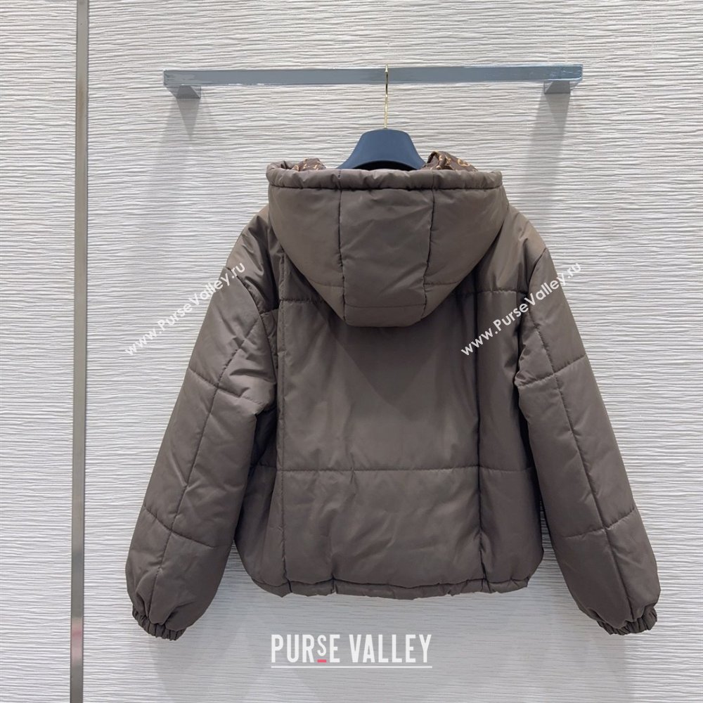 Louis Vuitton Cotton-padded Jacket LV102504 Grey 2025 (Q-25102804)