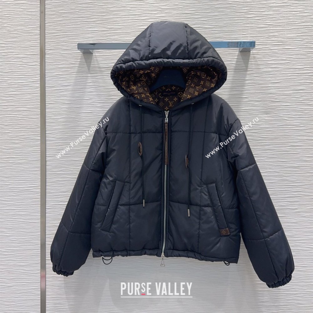 Louis Vuitton Cotton-padded Jacket LV102505 Black 2025 (Q-25102805)