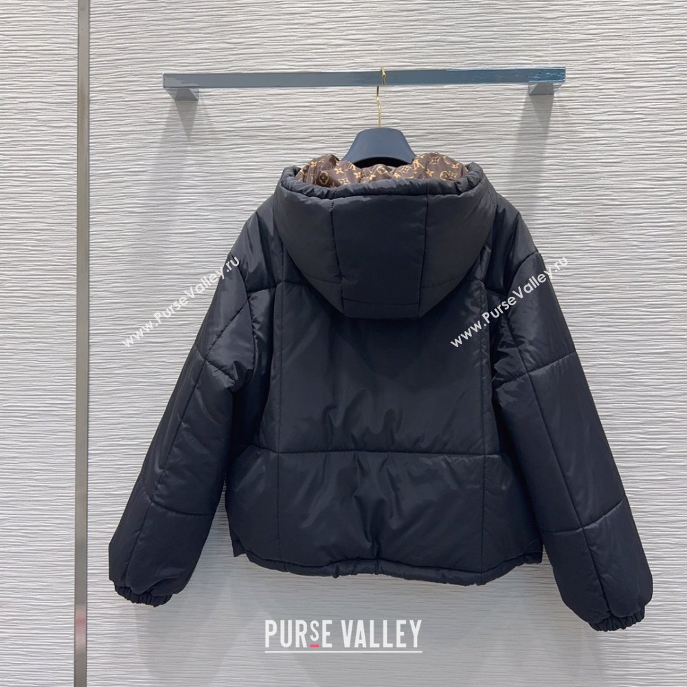 Louis Vuitton Cotton-padded Jacket LV102505 Black 2025 (Q-25102805)