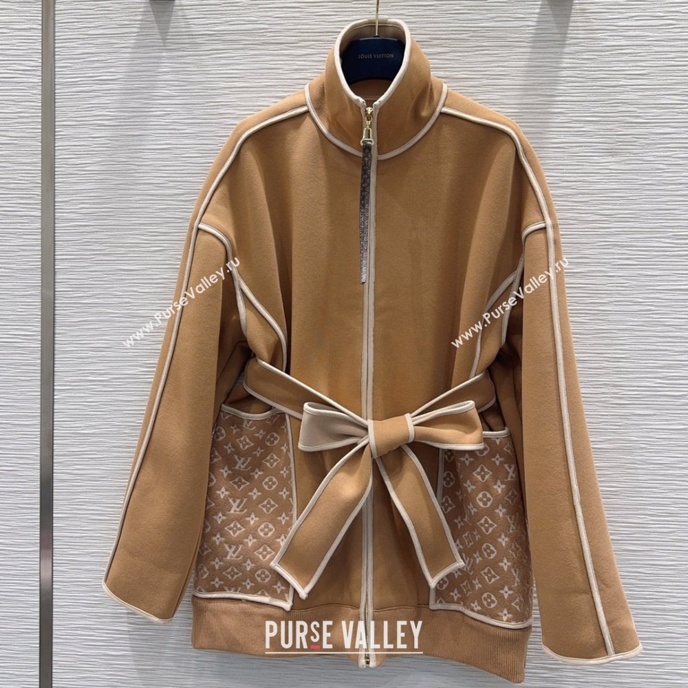 Louis Vuitton Monogram Accent Coat LV102901 Beige 2025 (Q-25102901)