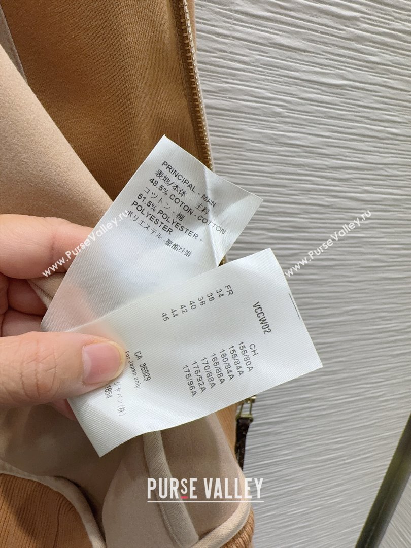 Louis Vuitton Monogram Accent Coat LV102901 Beige 2025 (Q-25102901)