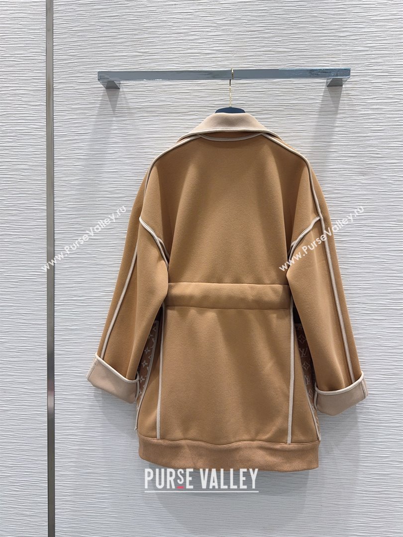 Louis Vuitton Monogram Accent Coat LV102901 Beige 2025 (Q-25102901)