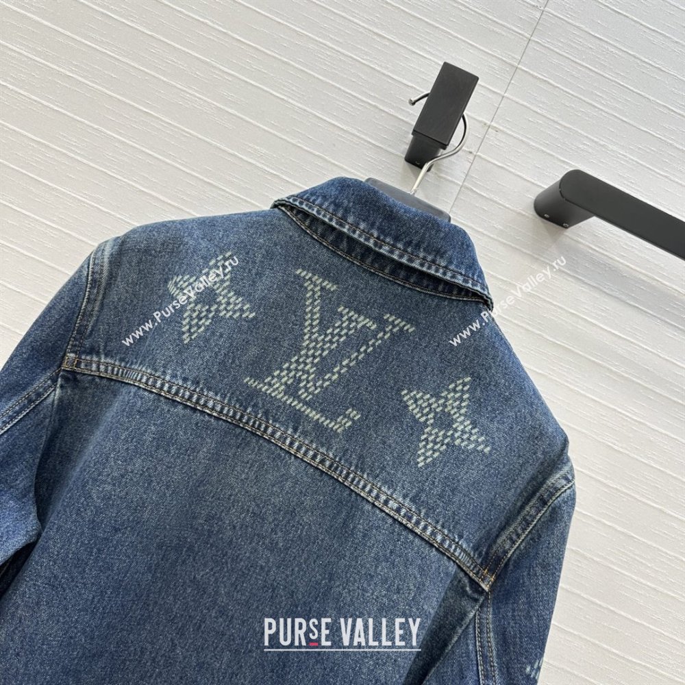 Louis Vuitton Denim Shirt LV102509 Blue 2025 (Q-25102809)