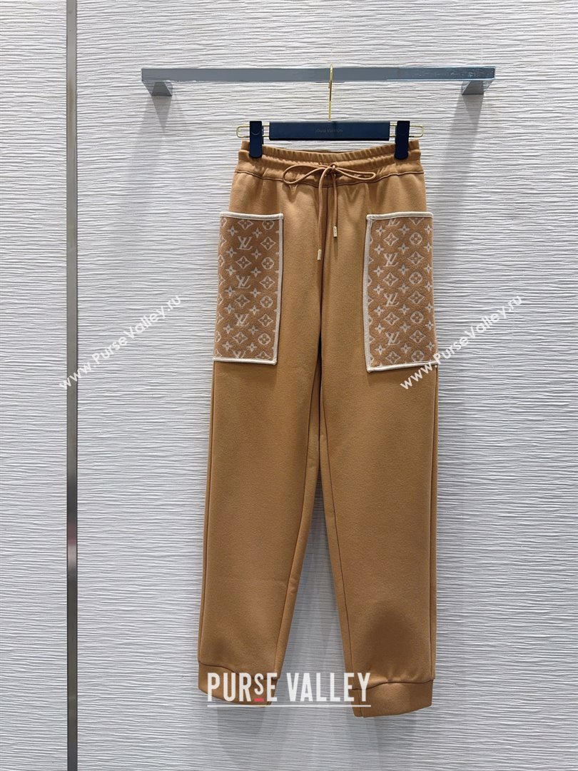 Louis Vuitton Monogram Accent Pants LV102904 Beige 2025 (Q-25102904)
