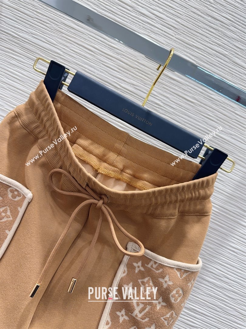 Louis Vuitton Monogram Accent Pants LV102904 Beige 2025 (Q-25102904)