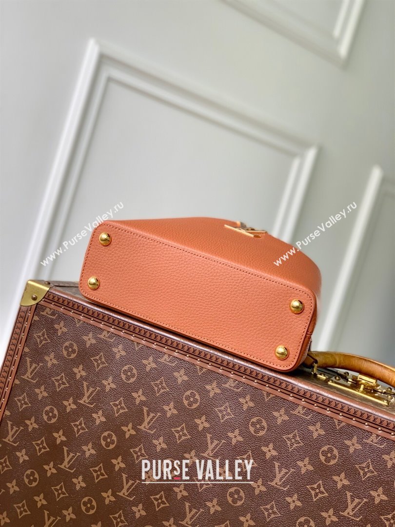 Louis Vuitton Capucines BB Bag with Chain in Blue Taurillon Leather M14381 2025 (K-25102702)