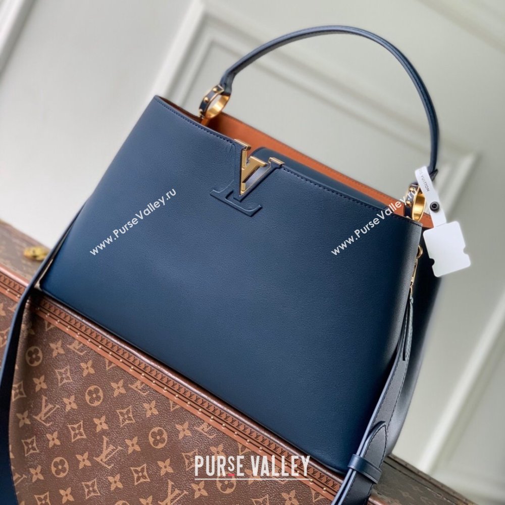 Louis Vuitton Capucines GM Souple Handbag M24607 Blue 2025 (K-25102704)
