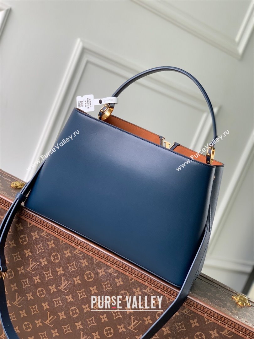 Louis Vuitton Capucines GM Souple Handbag M24607 Blue 2025 (K-25102704)