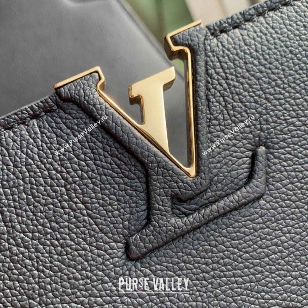 Louis Vuitton Capucines MM Souple Bag in Calf Leather M14370 Black 2025 (K-25102706)