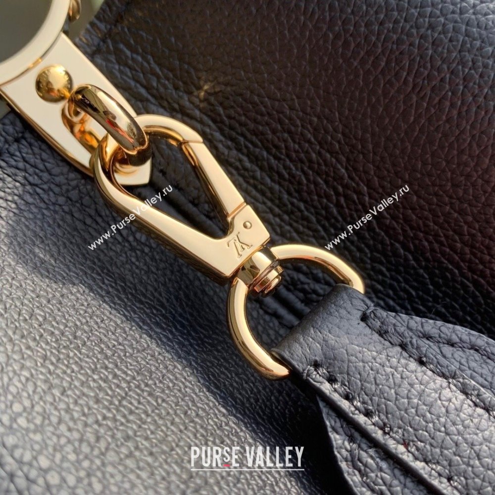 Louis Vuitton Capucines MM Souple Bag in Calf Leather M14370 Black 2025 (K-25102706)