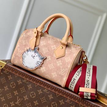Louis Vuitton Speedy Bandouliere 20 Bag in Meowgram Coated Canvas M15151 2025 (K-25102514)