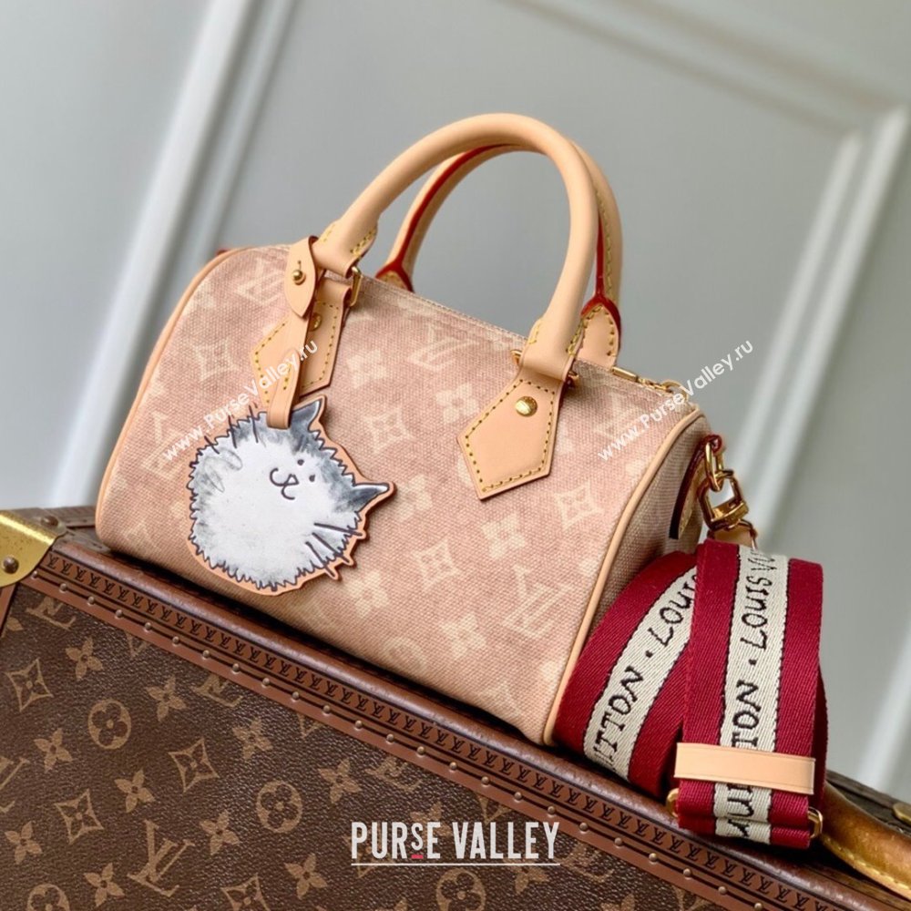 Louis Vuitton Speedy Bandouliere 20 Bag in Meowgram Coated Canvas M15151 2025 (K-25102514)
