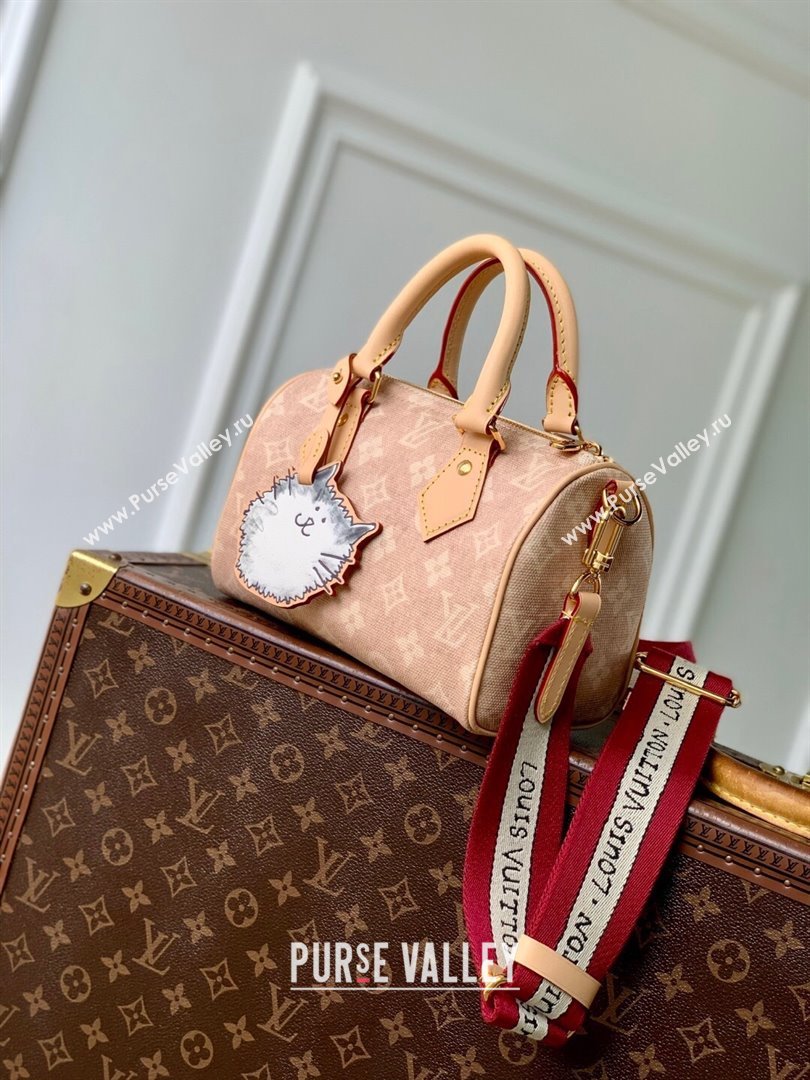 Louis Vuitton Speedy Bandouliere 20 Bag in Meowgram Coated Canvas M15151 2025 (K-25102514)