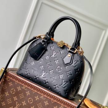 Louis Vuitton Alma BB Bag in Monogram Grained Leather M26409 Black 2025 (K-25102708)