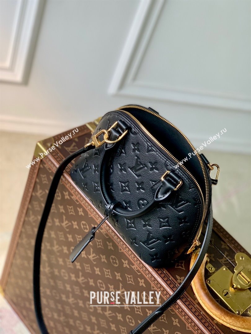 Louis Vuitton Alma BB Bag in Monogram Grained Leather M26409 Black 2025 (K-25102708)