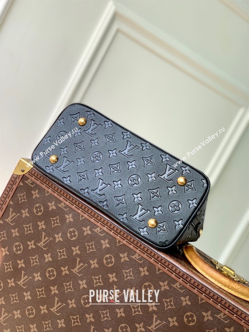 Louis Vuitton Alma PM Bag in Monogram Grained Leather M26489 Black 2025 (K-25102709)