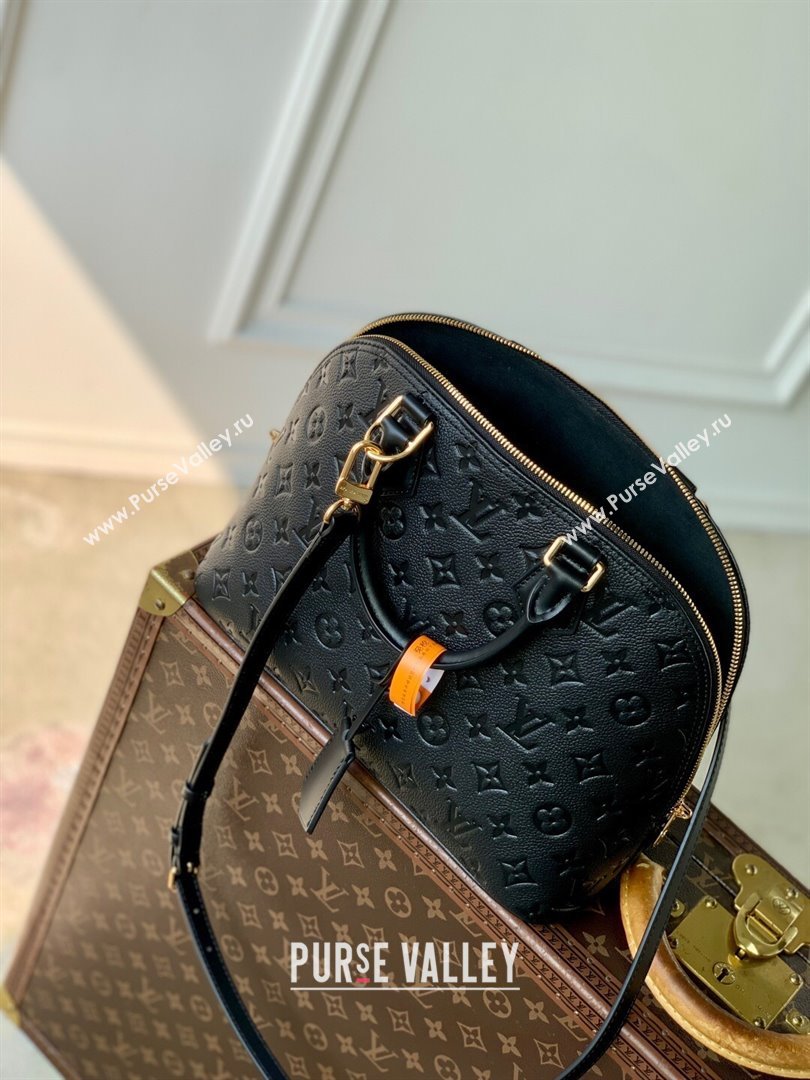 Louis Vuitton Alma PM Bag in Monogram Grained Leather M26489 Black 2025 (K-25102709)