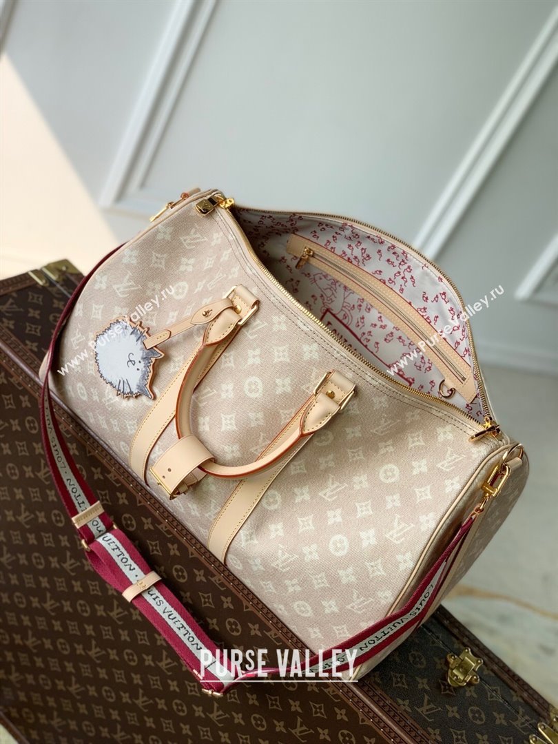 Louis Vuitton Keepall Bandouliere 45 in Meowgram Coated Canvas M25787 2025 (K-25102710)