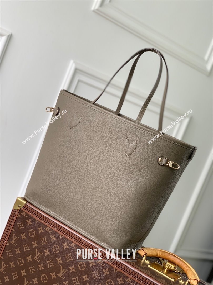 Louis Vuitton Neverfull Inside Out MM Bag M25664 Monogram/Grey 2025 (K-25102505)