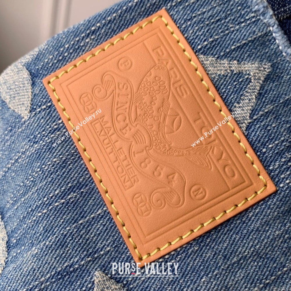 Louis Vuitton Speedy 25 Bandouliere in Blue Denim M15276 2025 (K-25102711)