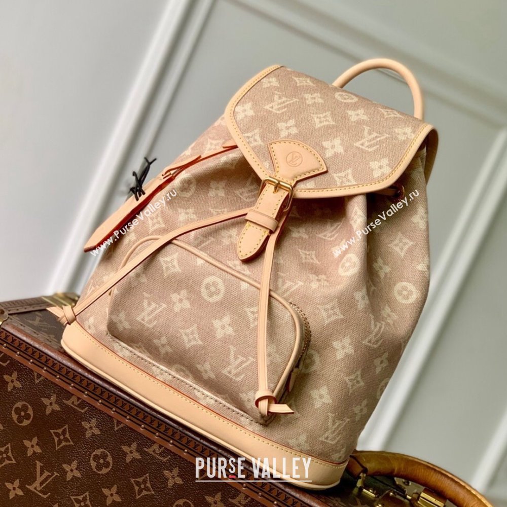 Louis Vuitton Montsouris PM Backpack in Meowgram Coated Canvas M15135 2025 (K-25102713)