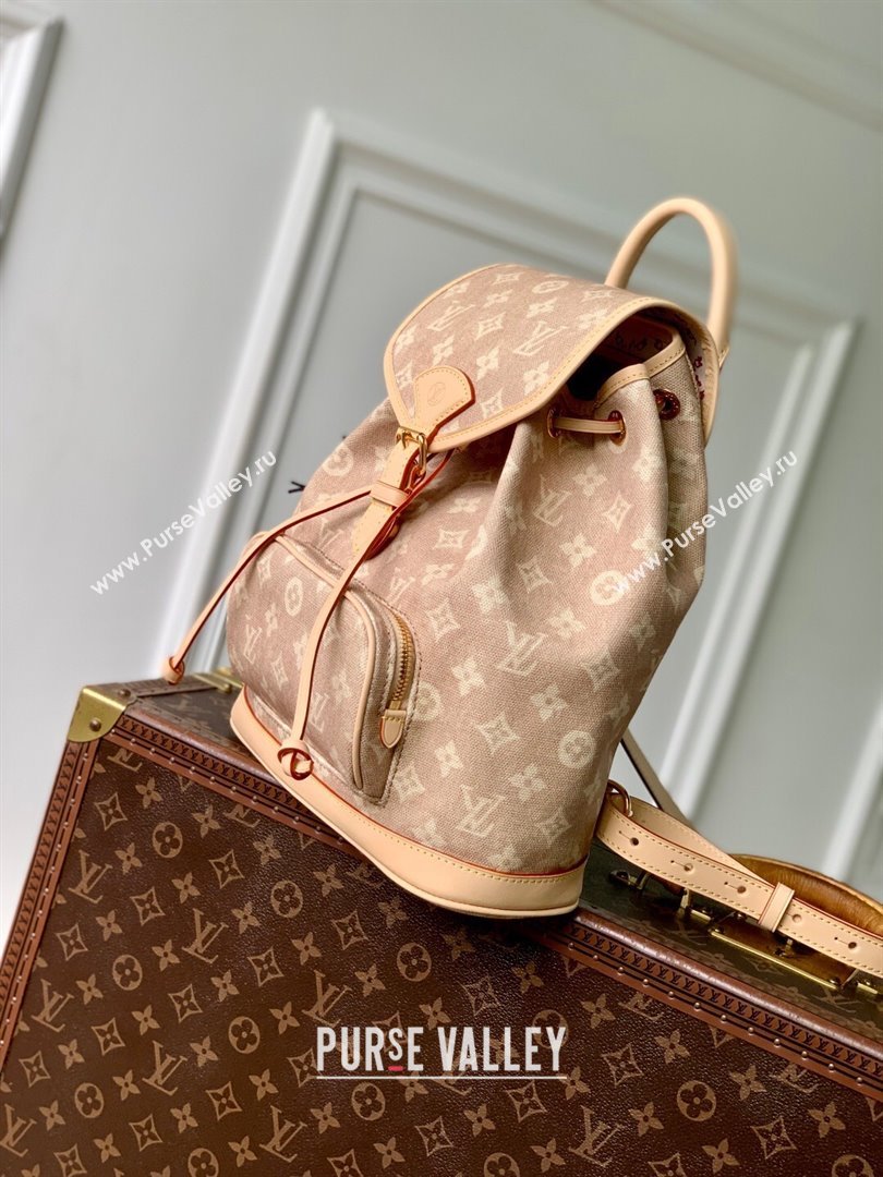 Louis Vuitton Montsouris PM Backpack in Meowgram Coated Canvas M15135 2025 (K-25102713)