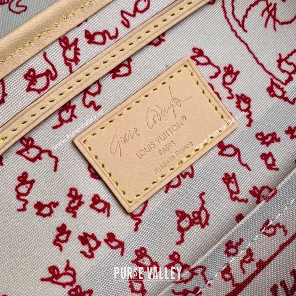 Louis Vuitton Montsouris PM Backpack in Meowgram Coated Canvas M15135 2025 (K-25102713)