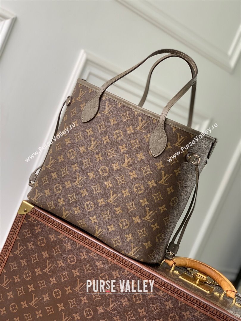 Louis Vuitton Neverfull Inside Out MM Bag M25664 Monogram/Grey 2025 (K-25102505)