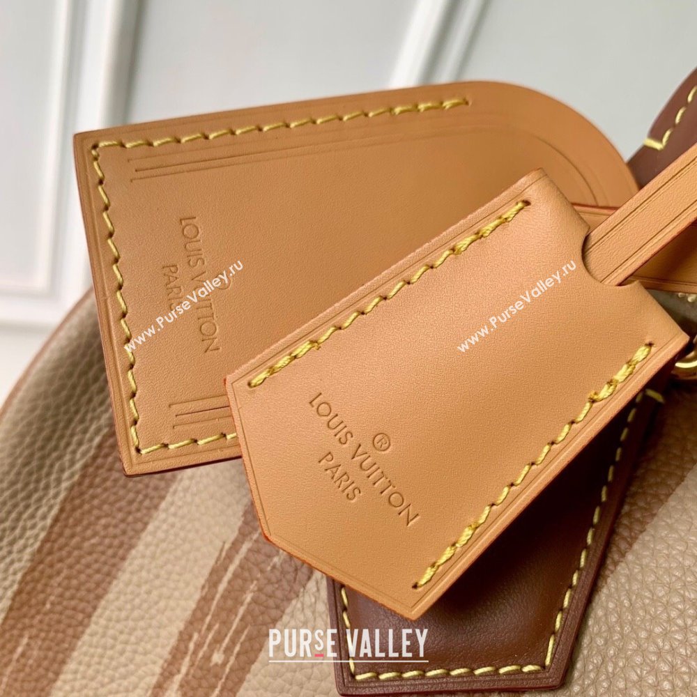 Louis Vuitton Speedy P9 Bandouliere 30 Bag in Stripe Calf Leather M14064 Beige 2025 (K-2510271216)