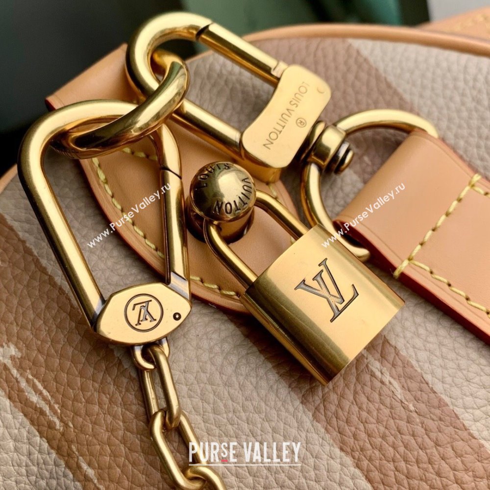 Louis Vuitton Speedy P9 Bandouliere 30 Bag in Stripe Calf Leather M14064 Beige 2025 (K-2510271216)