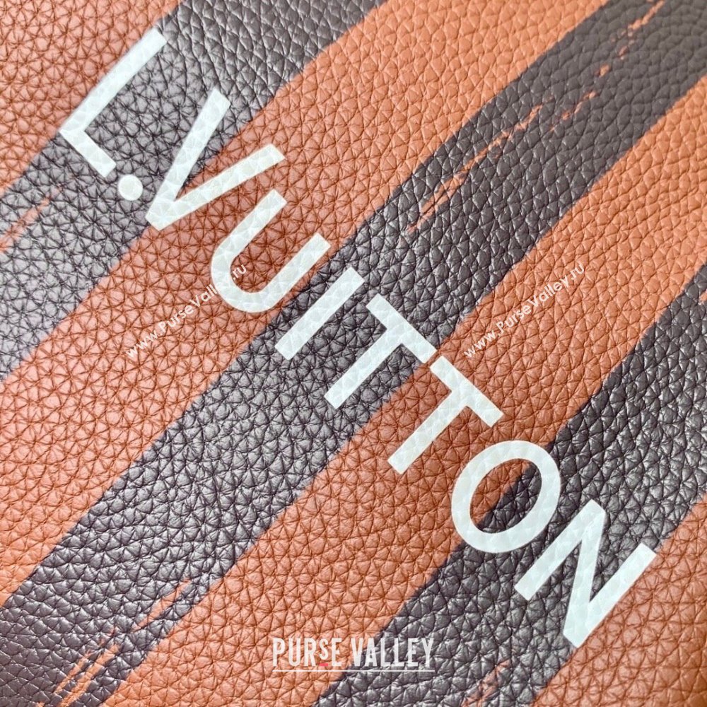 Louis Vuitton Speedy P9 Bandouliere 30 Bag in Stripe Calf Leather M14064 Brown 2025 (K-25110402)