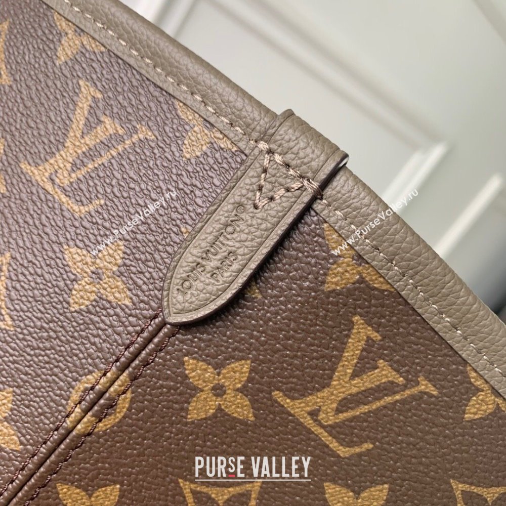 Louis Vuitton Neverfull Inside Out MM Bag M25664 Monogram/Grey 2025 (K-25102505)