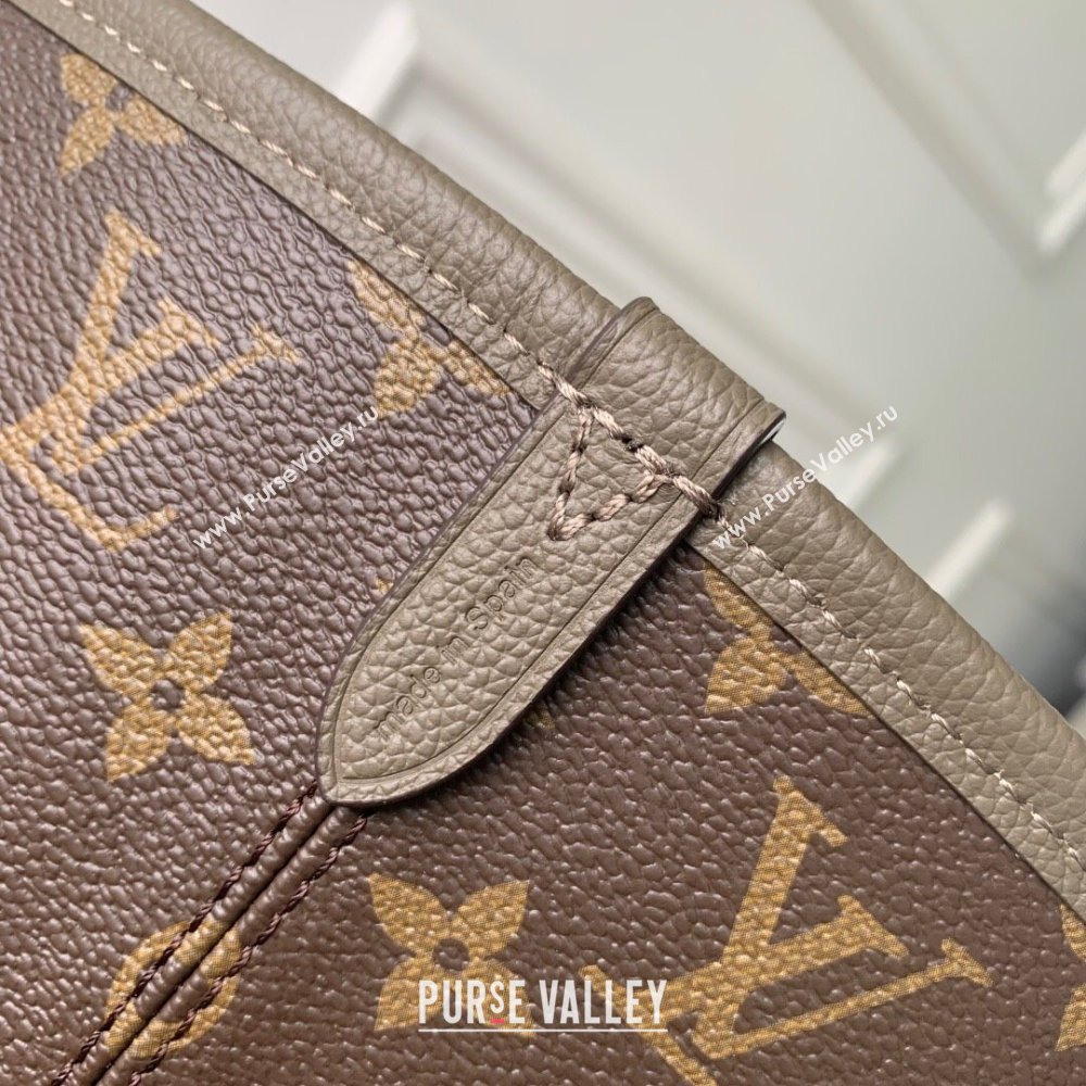 Louis Vuitton Neverfull Inside Out MM Bag M25664 Monogram/Grey 2025 (K-25102505)