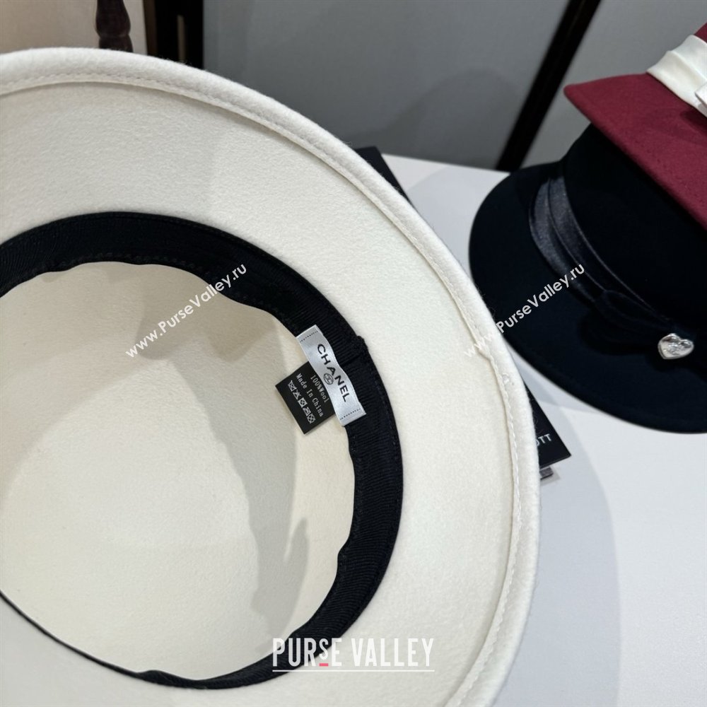 Chanel Wool Hat CH103019 White 2025 (A-25103019)