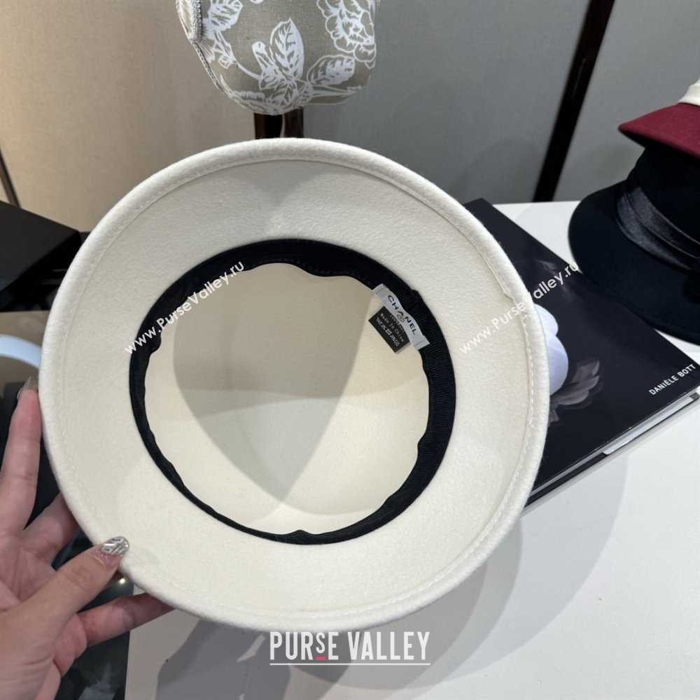 Chanel Wool Hat CH103019 White 2025 (A-25103019)