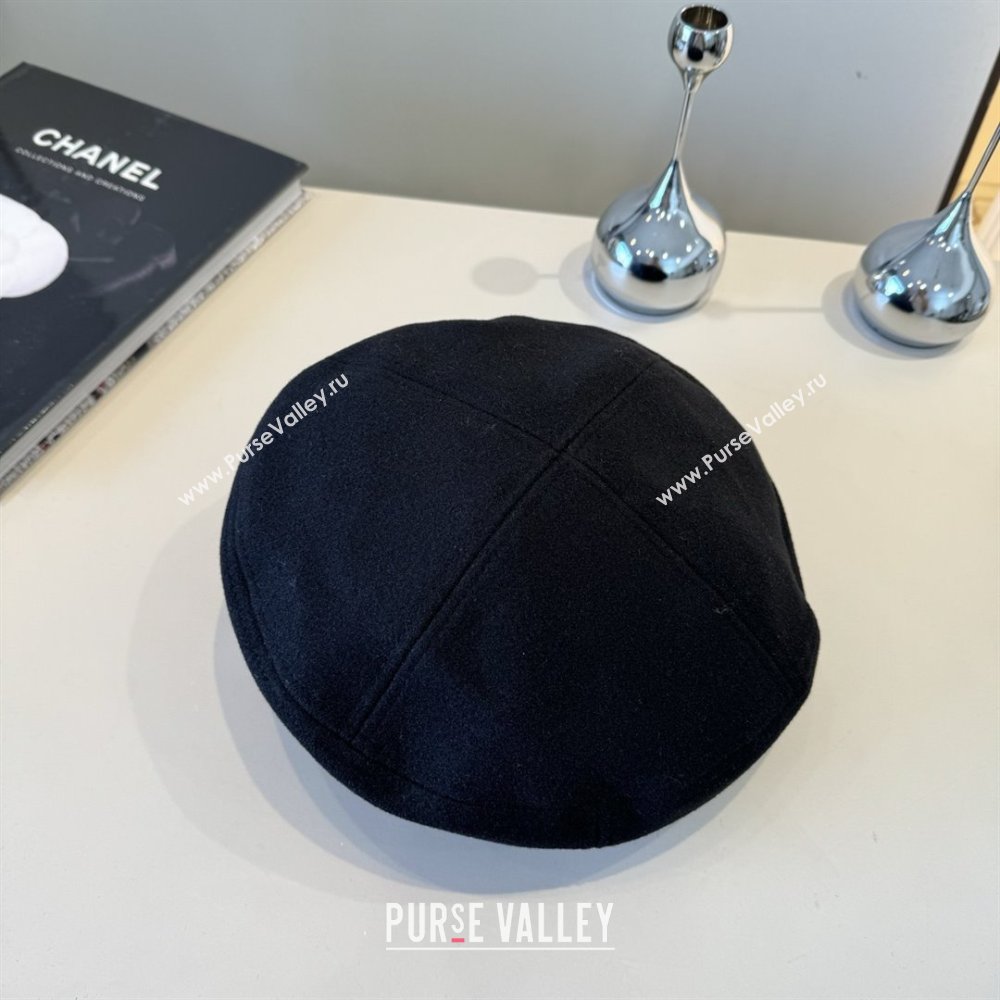 Chanel Beret Hat CH103103 Black 2025 (A-25103103)