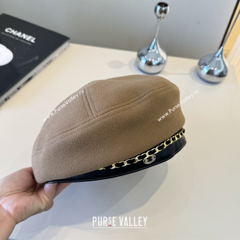 Chanel Beret Hat CH103104 Brown 2025 (A-25103104)