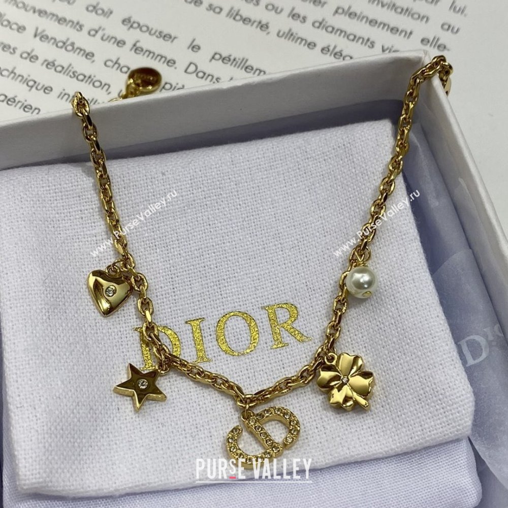 Dior Petit CD Bracelet D103125 Gold 2025 (YF-25103125)