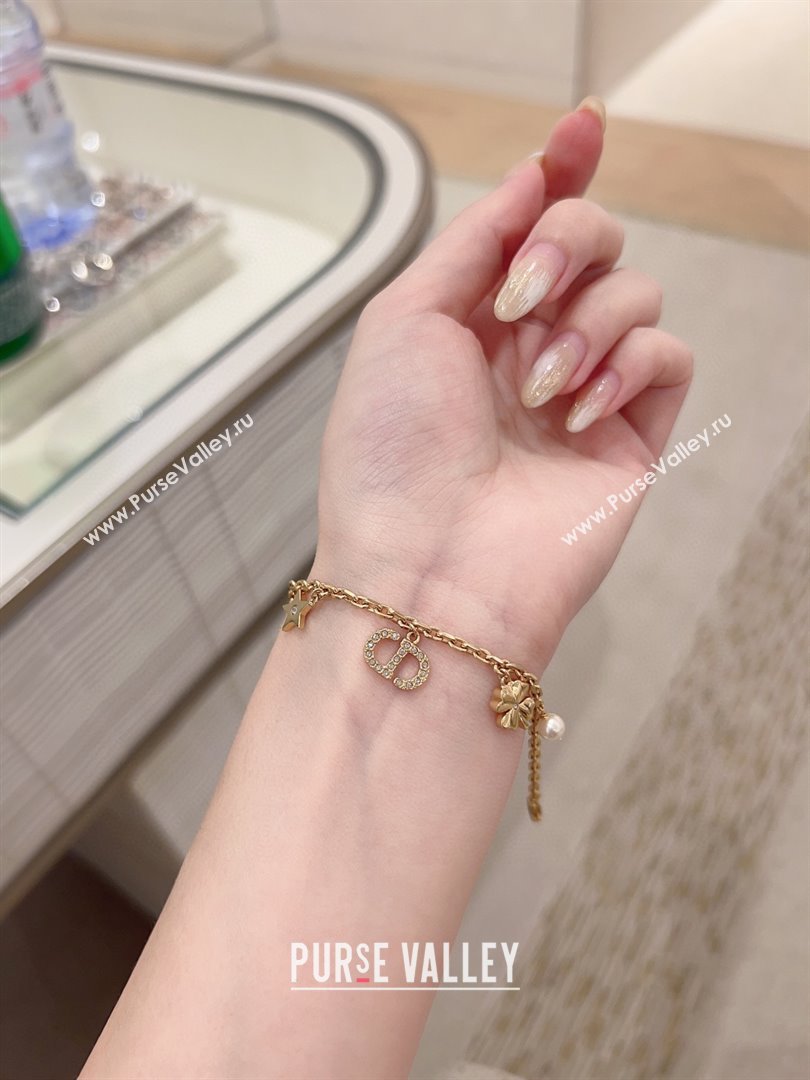 Dior Petit CD Bracelet D103125 Gold 2025 (YF-25103125)