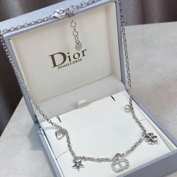 Dior CD Necklace with Star D103127 Silver 2025 (YF-25103127)