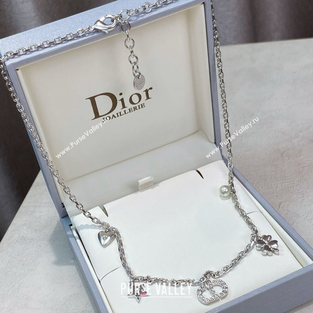 Dior CD Necklace with Star D103127 Silver 2025 (YF-25103127)