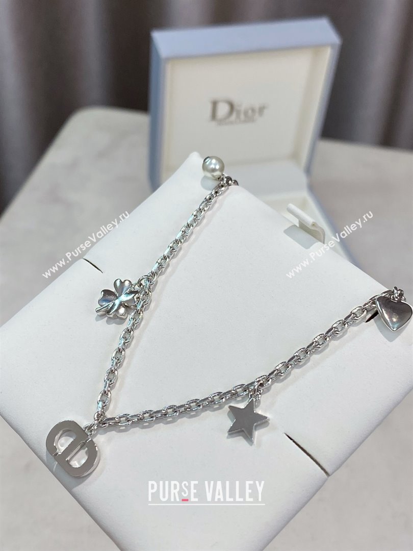 Dior CD Necklace with Star D103127 Silver 2025 (YF-25103127)