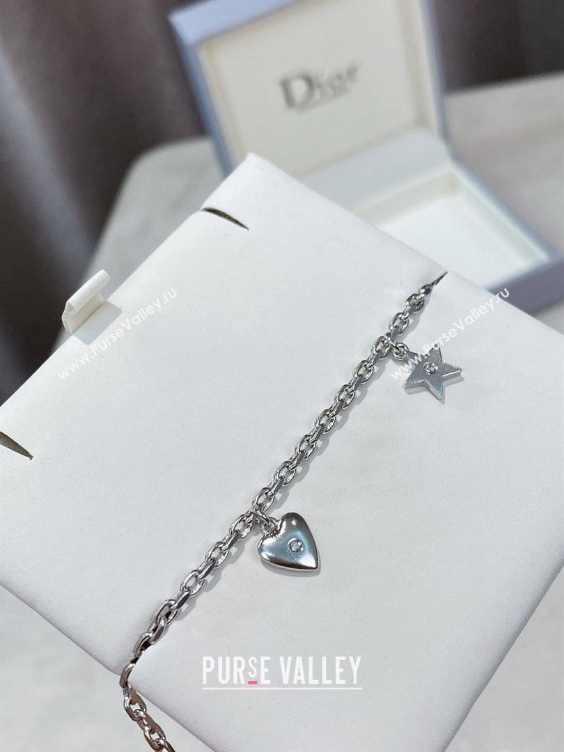 Dior CD Necklace with Star D103127 Silver 2025 (YF-25103127)