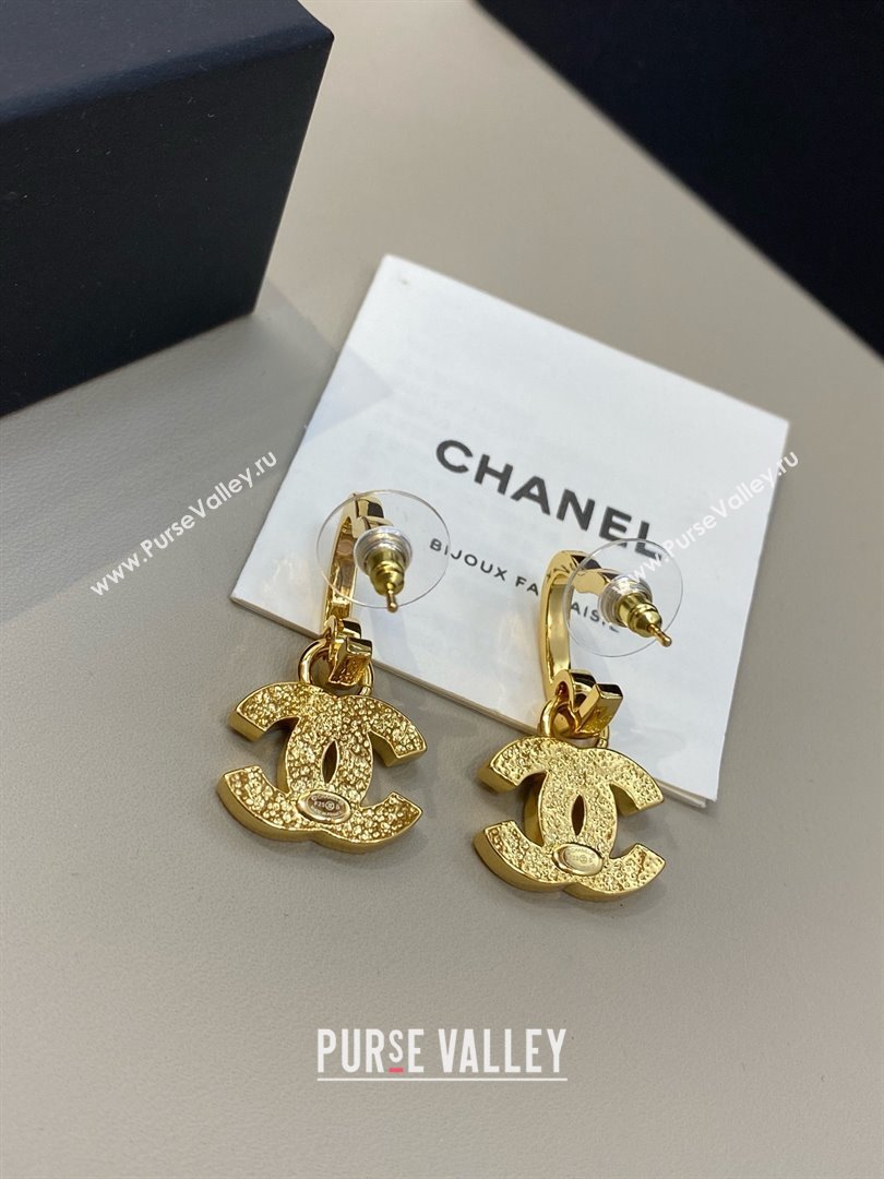 Chanel Moon Earrings CH103106 Black 2025 (YF-25110106)