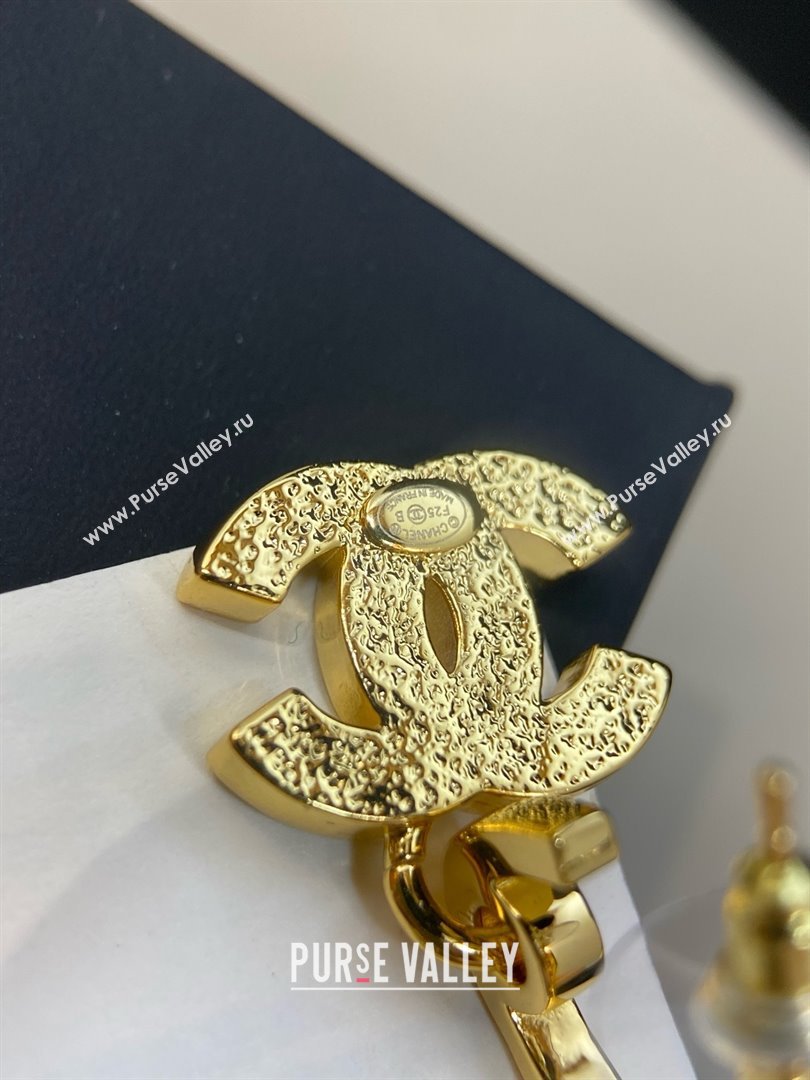 Chanel Moon Earrings CH103106 Black 2025 (YF-25110106)