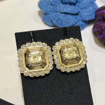 Chanel Square Earrings CH103111 Gold 2025 (YF-25103111)