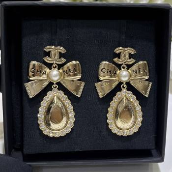 Chanel Bow Earrings M110301 Gold 2025 (YF-25110201)