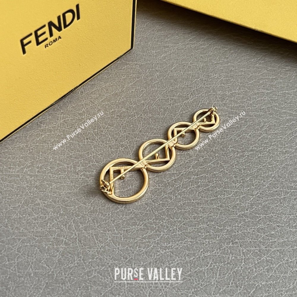 Fendi Brooch F10308 Gold 2025 (YF-25110308)