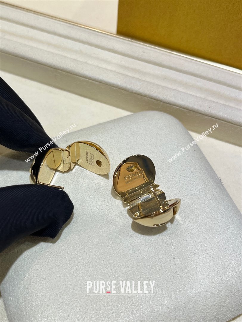 Fendi Sphera Earrings F10309 Gold 2025 (YF-25110309)